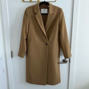 ARITZIA | Like-New Babaton New Stedman Coat 100% Wool Gold Camel 2023